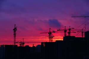 Construction-Sunset