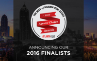 2016 Atlanta Agents Choice Awards Finalist Announcement Logo